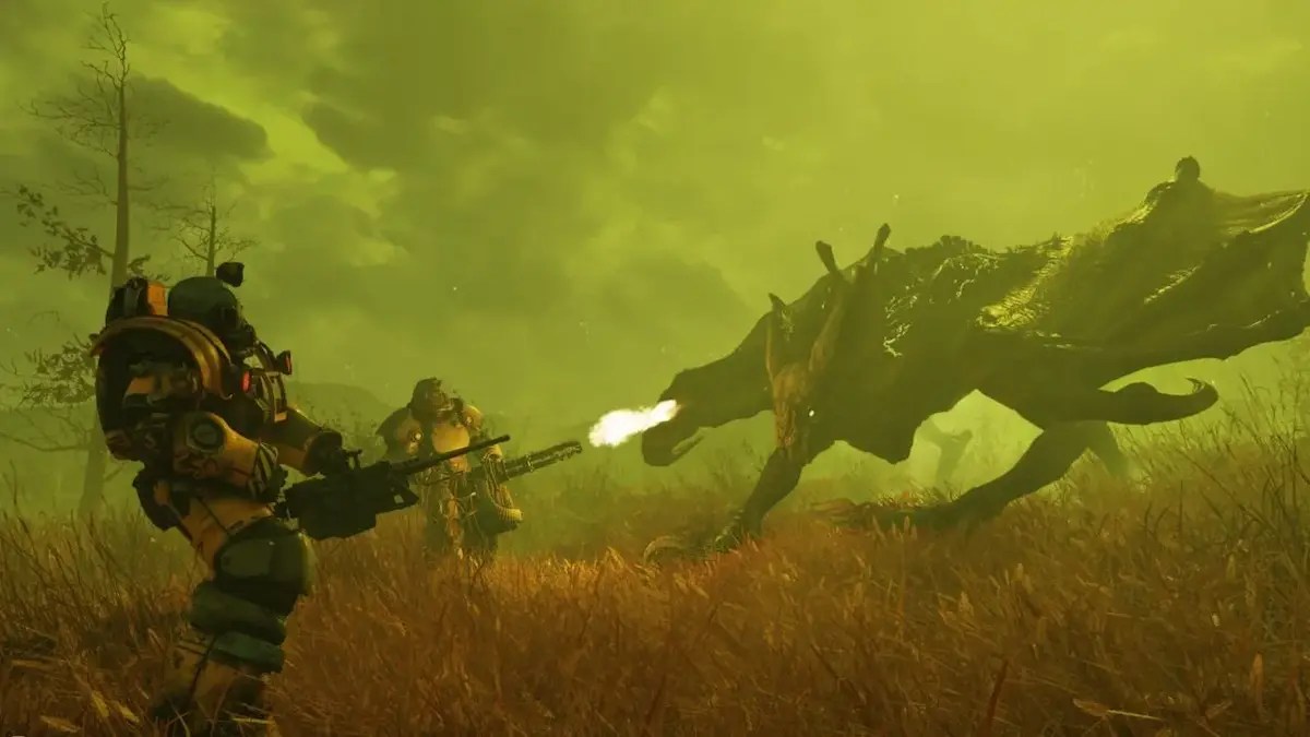 fallout 76 scorchbeast