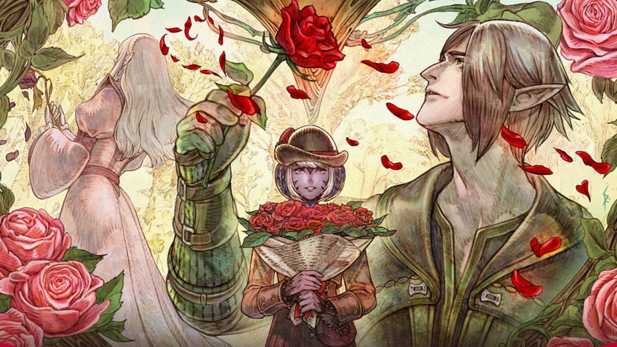 Valentione's Day 2025 artwork in FFXIV