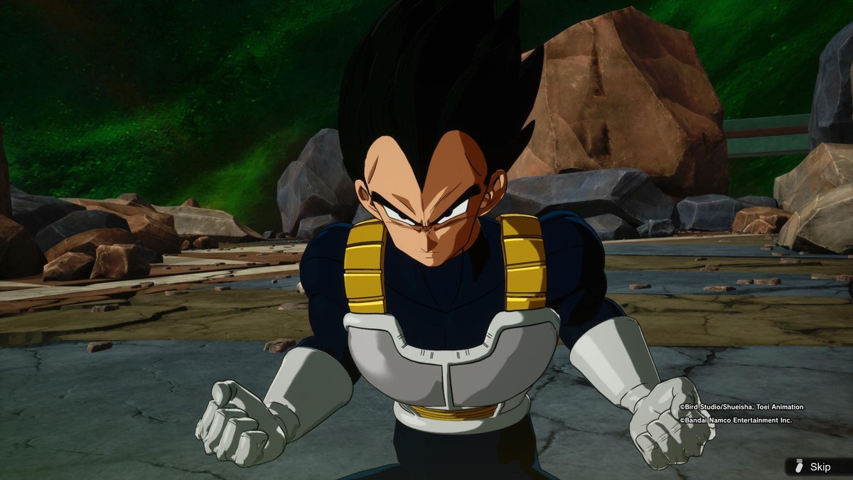 An image of Vegeta in Dragon Ball Sparking Zero