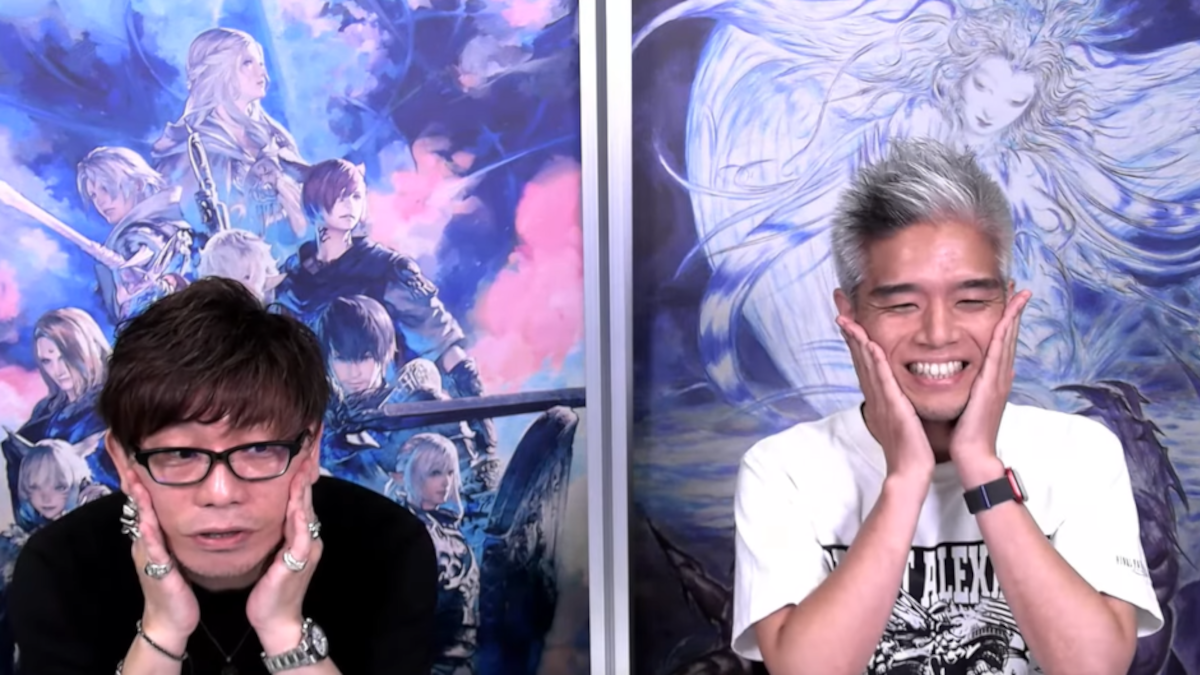 Yoshi P and Foxclon during a previous Live Letter